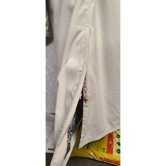 RARE VINTAGE  Mens Goretex Trench Coat Long Quilted Liner Waterproof Sz Large - Picture 7 of 12